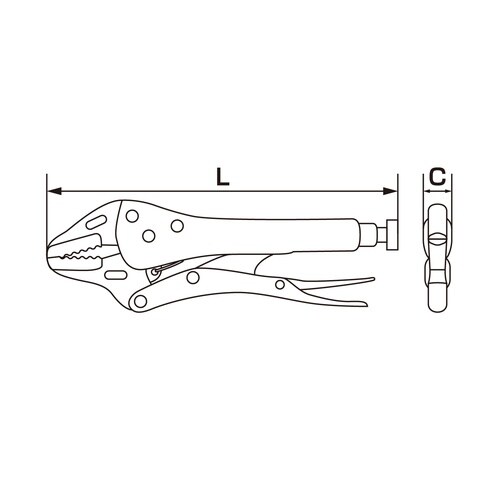 ハンドプライヤ ストレート