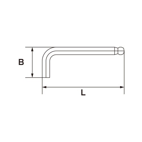 ボールポイント六角棒レンチ