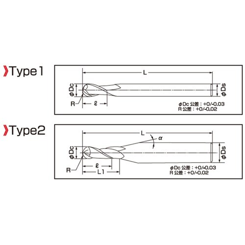 4枚刃超硬面取りカッター