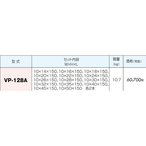 スチールパラレル (14クミセット)