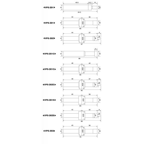 タッチポイントセンサ セラミック製