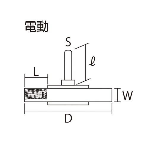 軸付ホイールブラシ