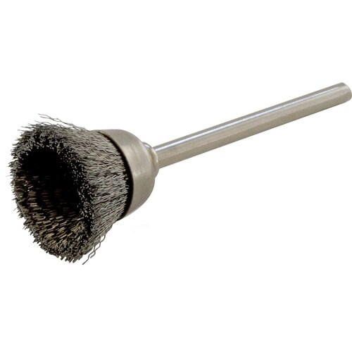 軸付ミニカップブラシ