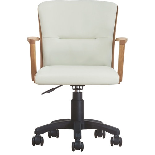 DSA8304(エーデルスムースWH)デスクチェア