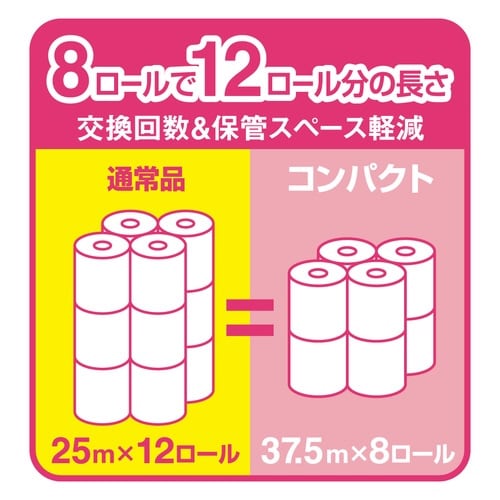 エリエール トイレット フラワープリント 8R