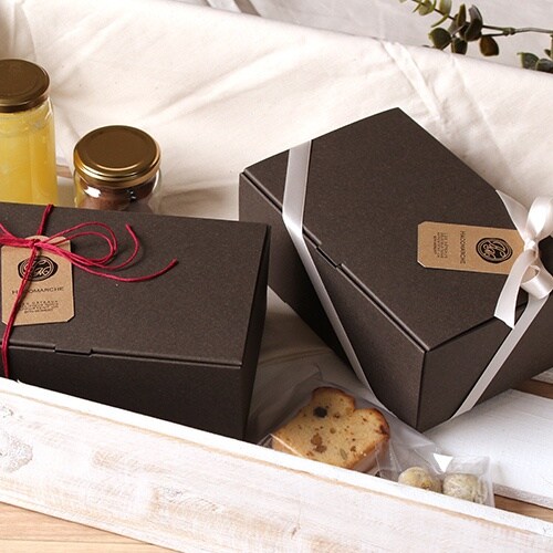 ギフトボックス チャコール