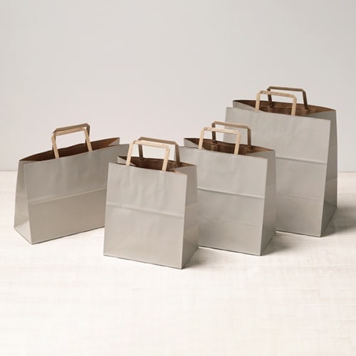 バッグ ナチュラルグレーM