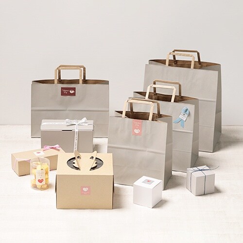 バッグ ナチュラルグレーM