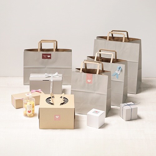 バッグ ナチュラルグレーS