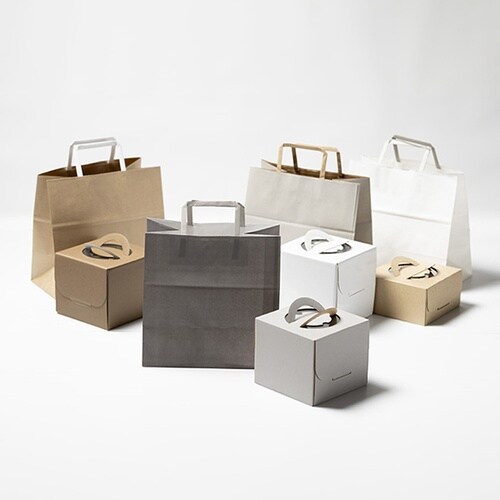 バッグ Mダークグレー