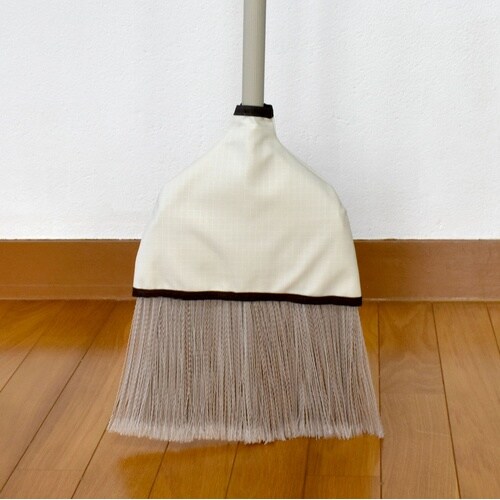 化繊ほうき 柔穂長柄