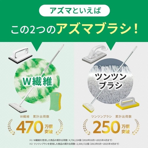 両面使えるブラシスポンジ浴室用