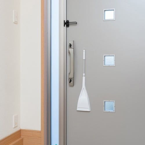 玄関ほうき&ちりとり スリム