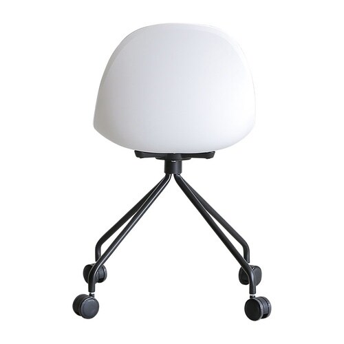 デスクチェア エッグ 肘無 WH