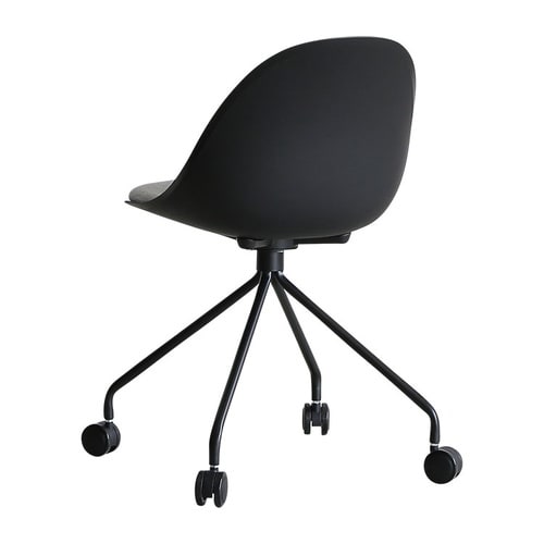 デスクチェア エッグ 肘無 BK