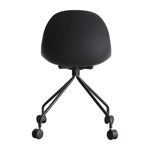 デスクチェア エッグ 肘無 BK