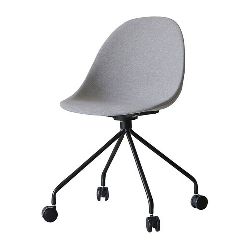 デスクチェア エッグ 肘無 F−GY