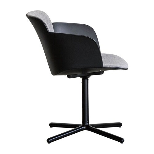 ピット チェア 肘付 BK