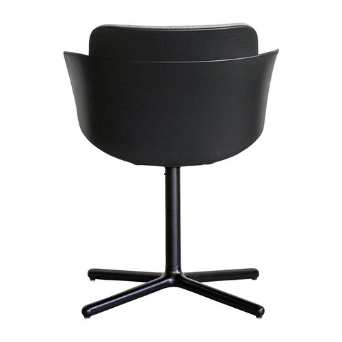 ピット チェア 肘付 BK