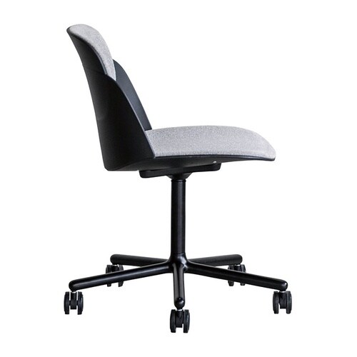 ピット デスクチェア 肘無 BK