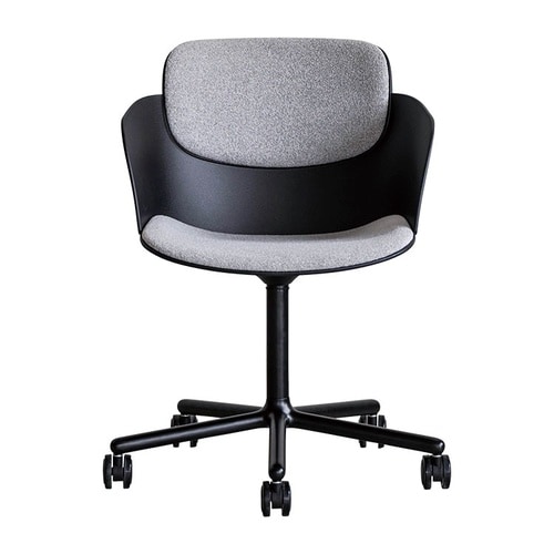 ピット デスクチェア 肘付 BK