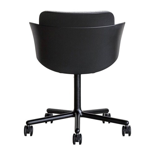 ピット デスクチェア 肘付 BK