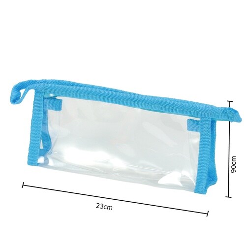 クリアポーチ ブルー