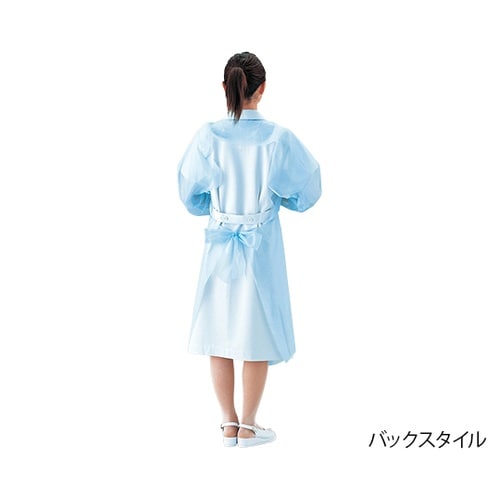 プラスチックエプロン(袖付き) ゴム袖タ