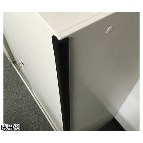 安全クッションL字型 細 黒 10本 J