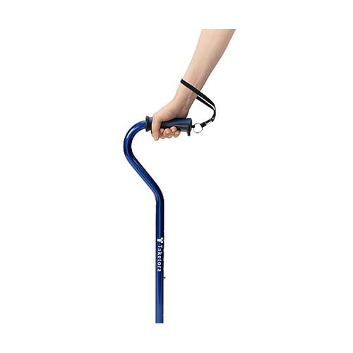 バンブーステッキオフセット多点杖 ネイビ