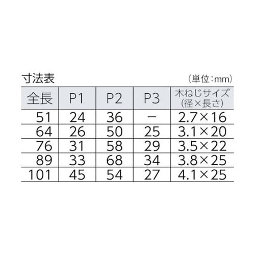 88889UNCR スチール製厚口蝶番