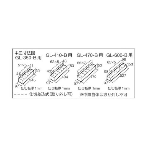 GL410B 2段式工具箱ブルー