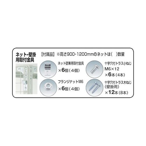TN4509−BK棚用ディスプレイネット
