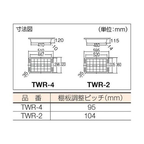 TWR2−R ツールワゴンロイヤル 赤