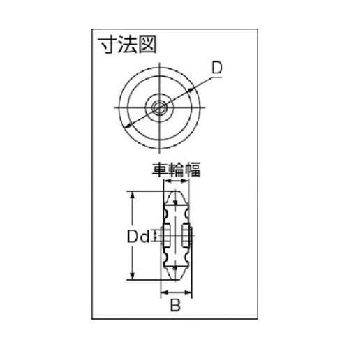HTW150ハイテンプレス製ゴム車輪のみ