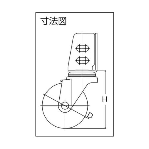 TYSA100Nナイロンキャスター