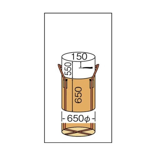 YSCB200A コンテナバッグ丸型