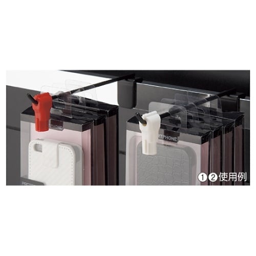 ストップロック(φ6mmフック用) レッ