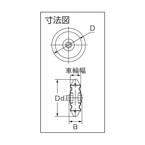 TW150G グレーゴム車輪 Φ150