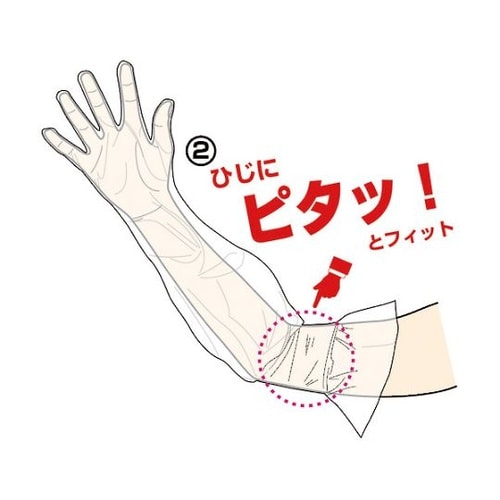 TLPM 使い捨てぴたフィットロング手袋