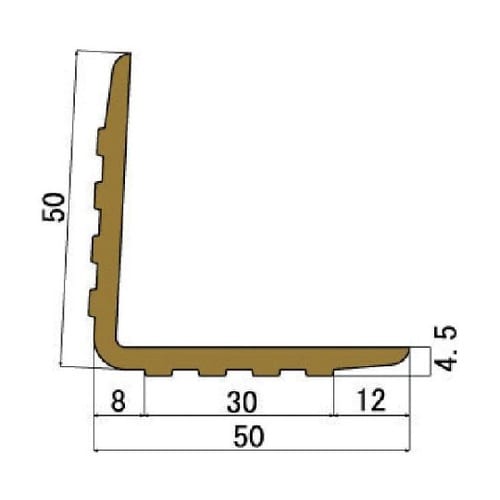 TSEG15LBR軟質塩ビコーナーガード