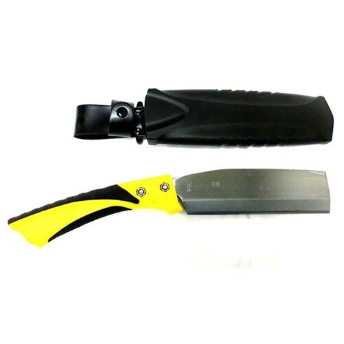 片刃鋼付サヤ入り鉈 刃渡り165mm 7