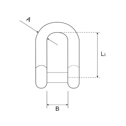 15−306 ネジシャックル 22mm