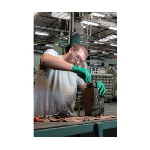 耐薬品ニトリルゴム使い捨て手袋 マイクロ