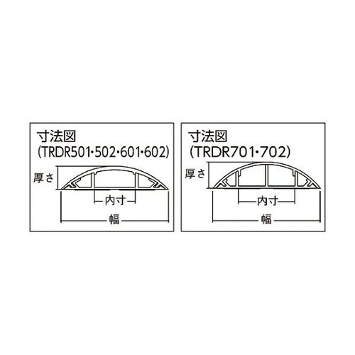 TRDR702GY 配線カバー グレー