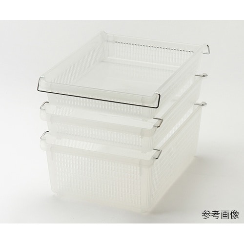 スタックトレー メタルハンドル付 浅型小