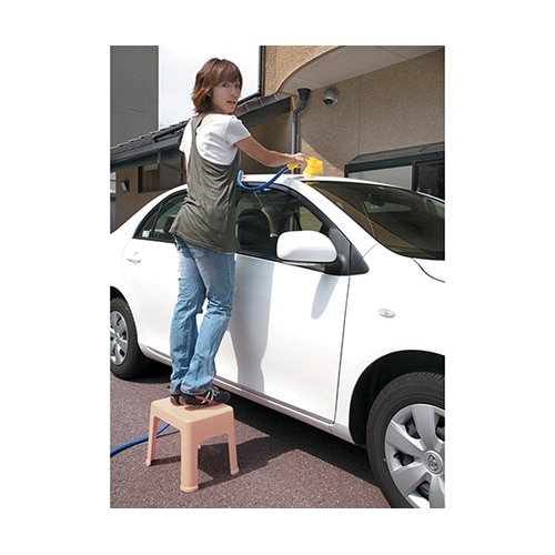 プラステップ 一体型踏み台 ベージュ 3