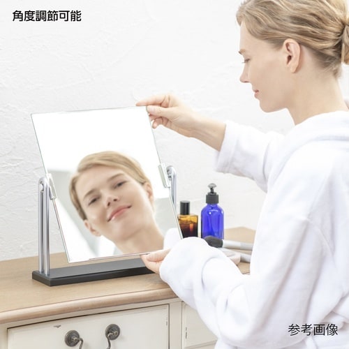 H−124 木製スタンドミラーDX