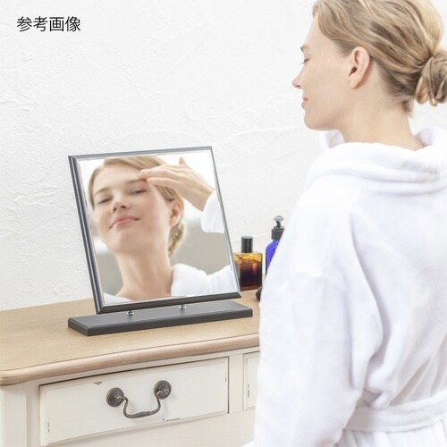 H−301BK ウッドスタンドミラー