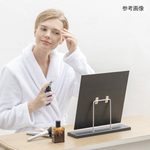 H−301BK ウッドスタンドミラー